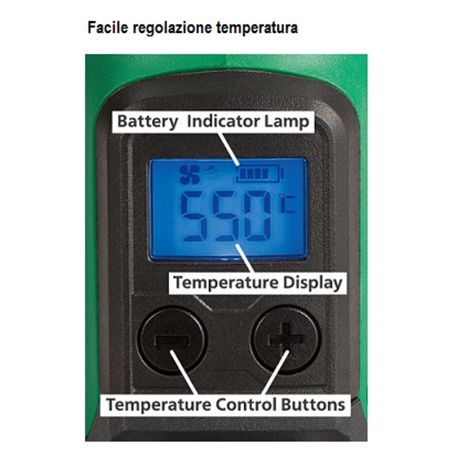 Vendita online Termosoffiatore 18V RH18DA SOLO CORPO MACCHINA